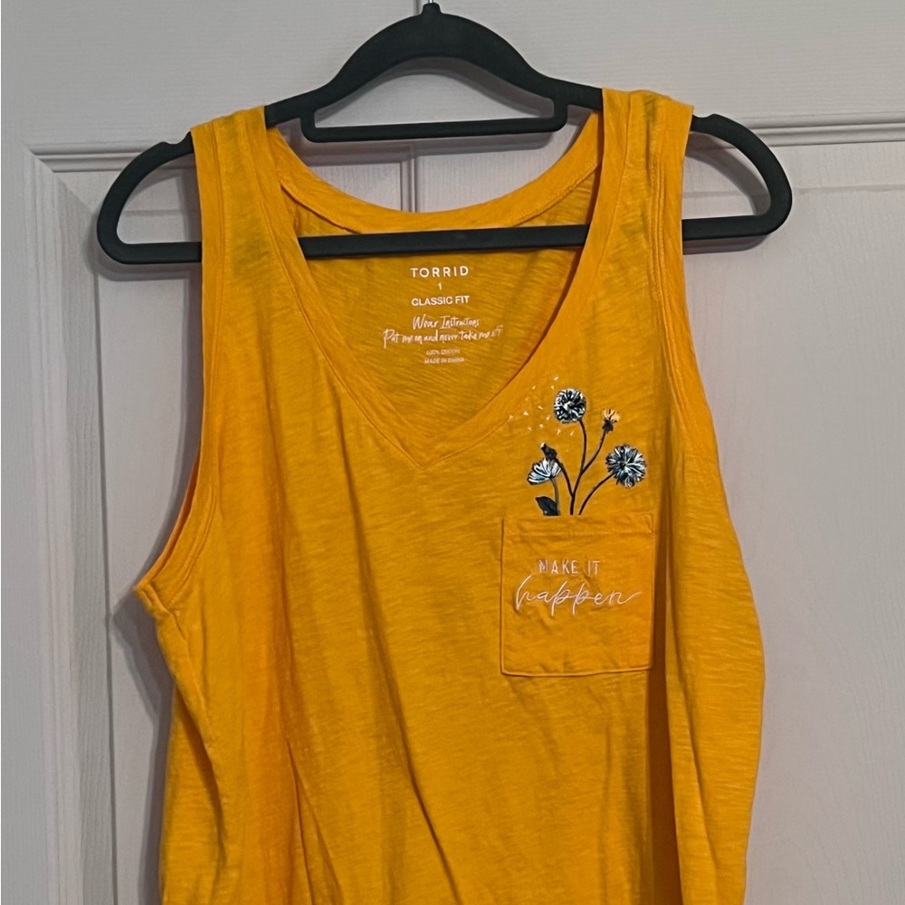 Torrid Yellow Tank